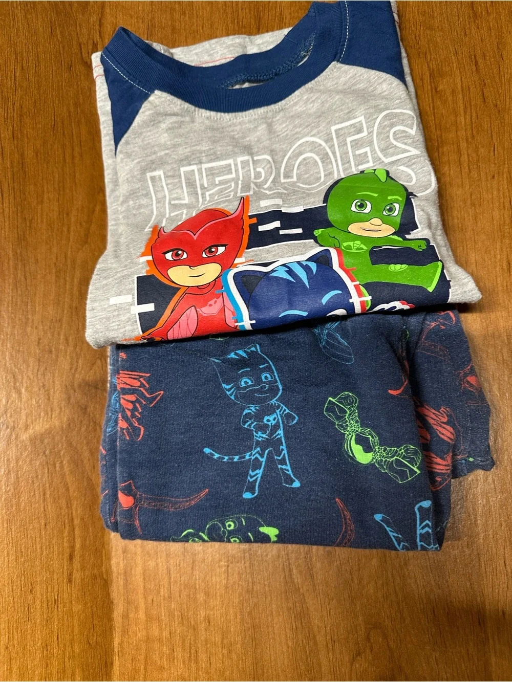 PJ Masks Navy & Gray Boys Pajama Set